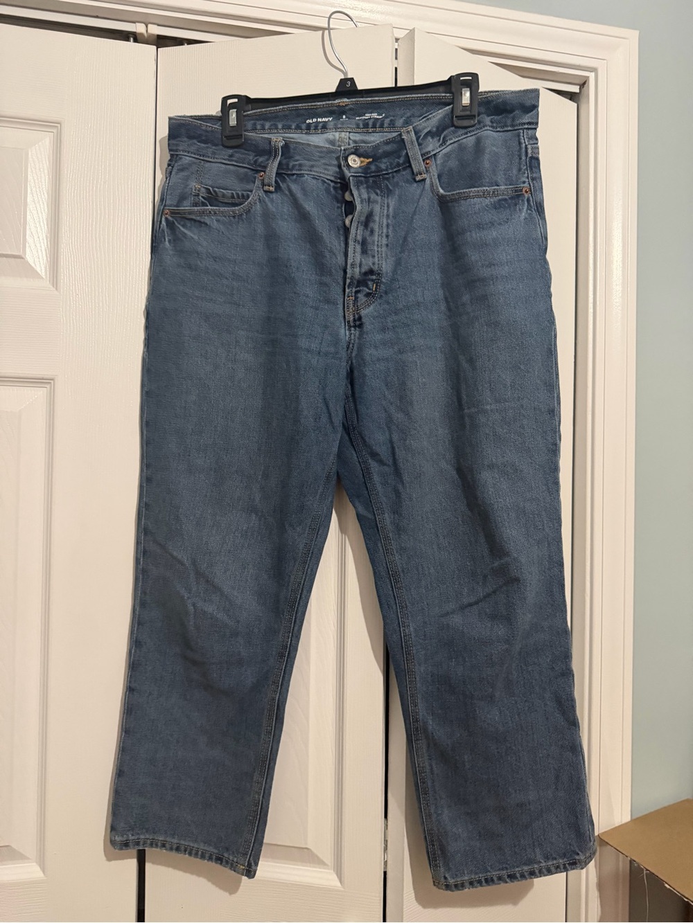 Old Navy High Rise Slouchy Straight Jeans